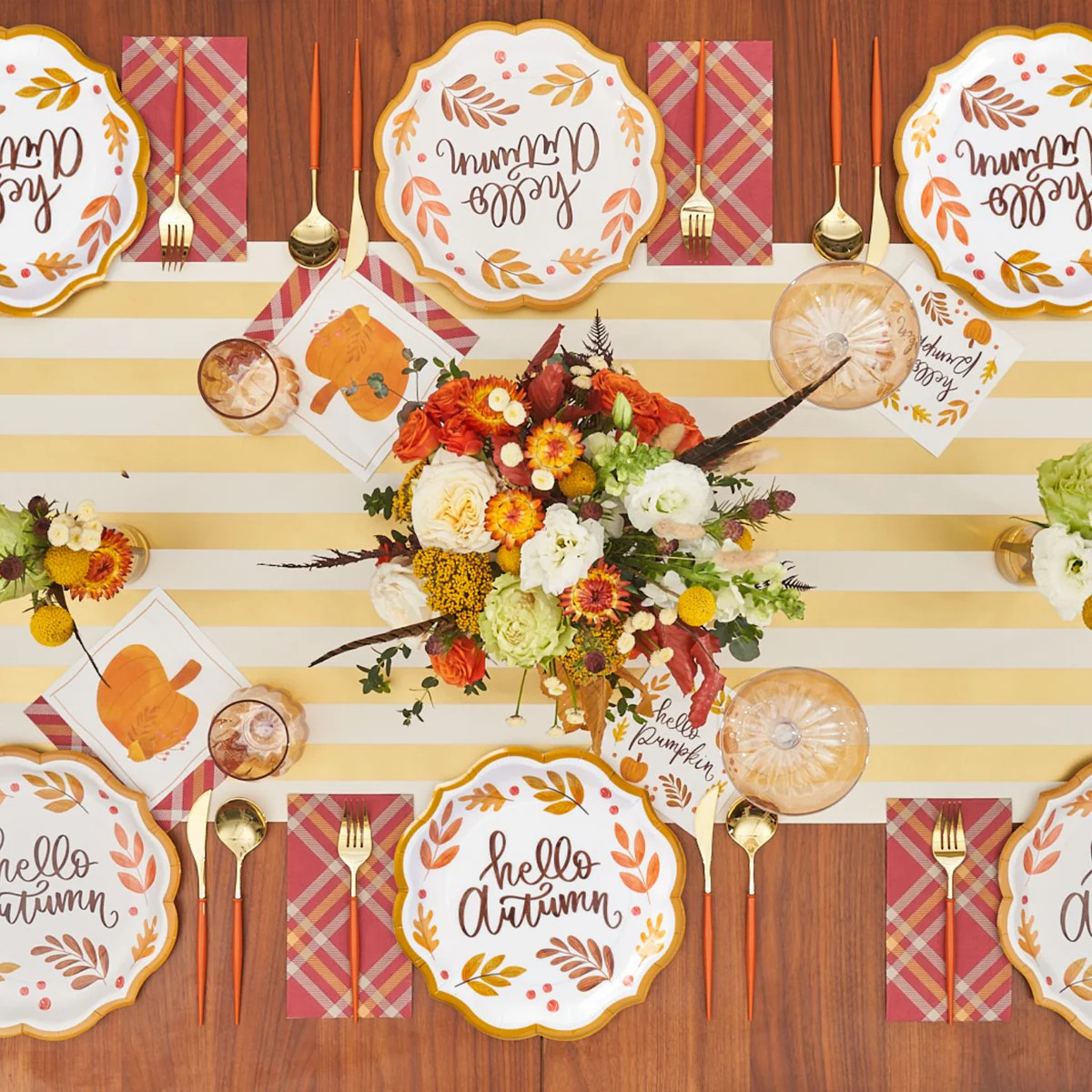 Hello Autumn Table Setting | Sophistiplate