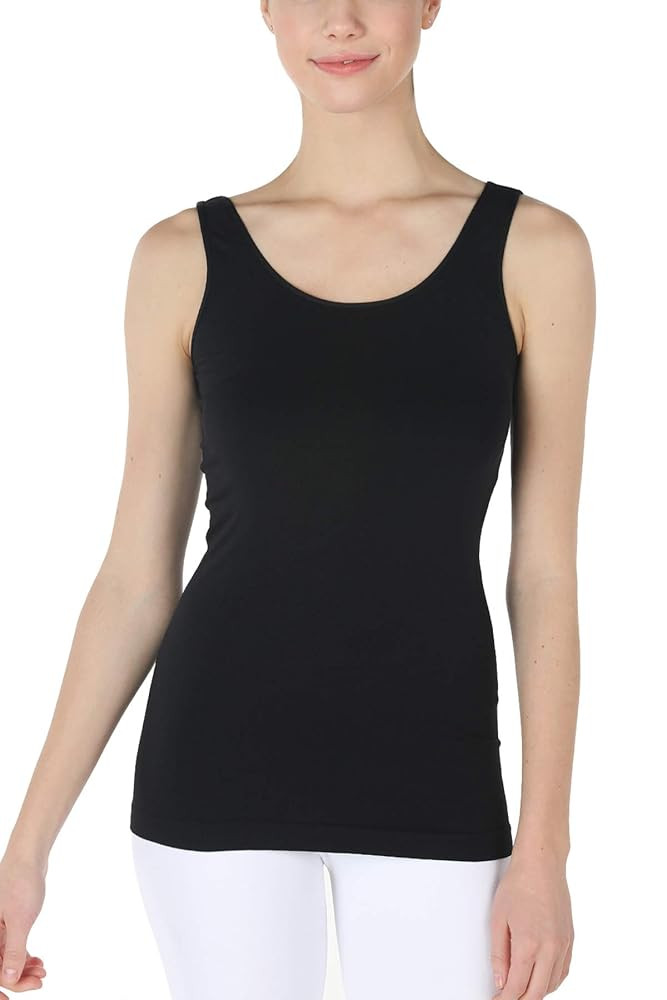 NIKIBIKI Women Seamless Premium Classic Tank Top, Made in U.S.A, One Size | Amazon (US)