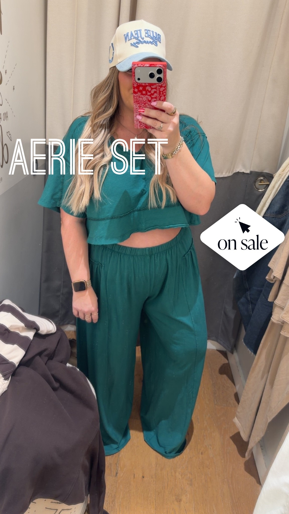 This aerie set comes in a few color options plus online it comes in short and tall lengths!! Individually sold so you can choose separate sizes if needed! So soft and comfy! Summer staple! @Aerie

#LTKootd #LTKmomlife #LTKMidsize