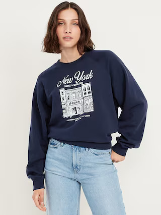 SoComfy Oversized Graphic Sweatshirt | Old Navy | Old Navy (US)