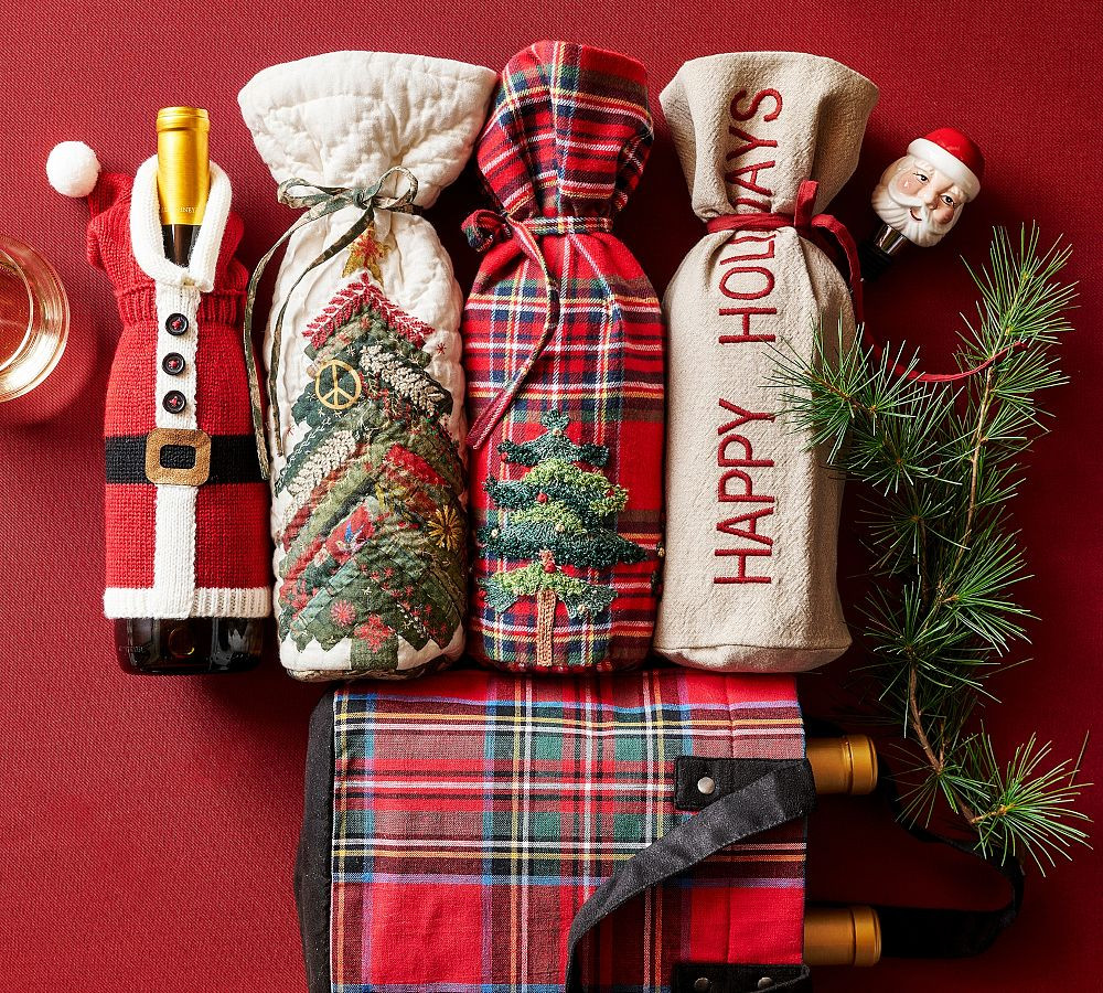 Holiday Wine Bag Collection | Pottery Barn (US)