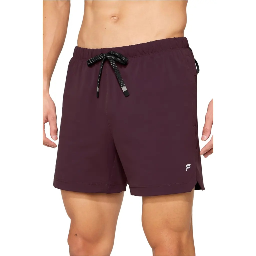 Fabletics Men's The 5"" One Short in Oxblood at Nordstrom, Size Large | Nordstrom