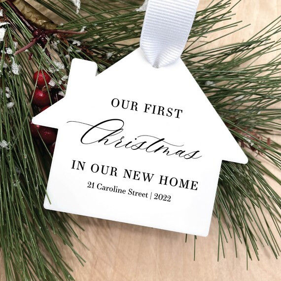 Custom Our First Christmas in Our New Home Ornament - Etsy Canada | Etsy (CAD)