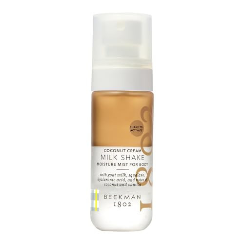 Beekman 1802 Milk Shake Body Mist - Coconut Cream 2 fl oz - Hyaluronic Acid, Jojoba Oil, Instantly Moisturizes, Hydrates & Softens, Good for Sensitive Skin, Cruelty Free | Amazon (US)