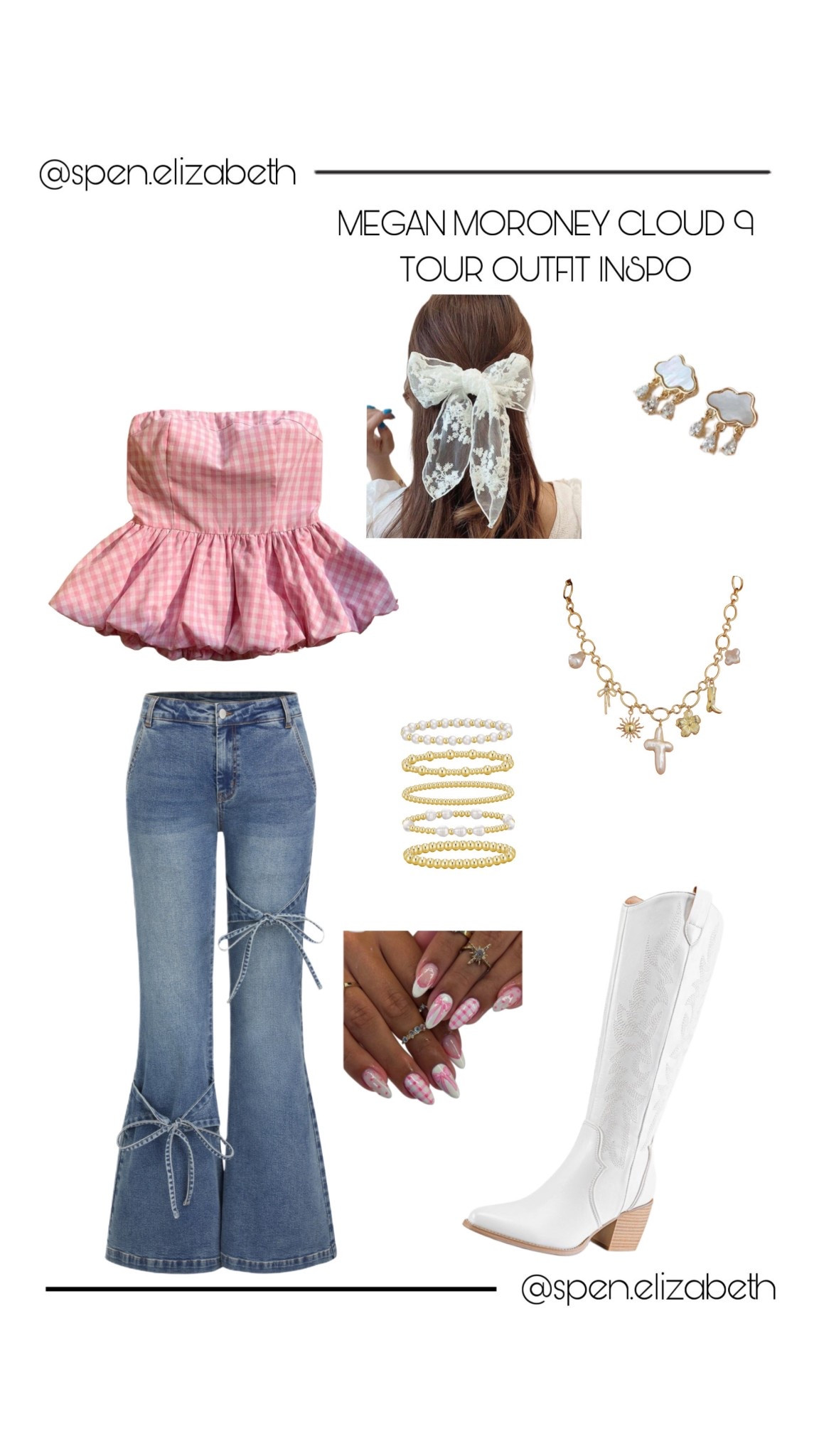 megan moroney cloud 9 tour concert outfit inspo!! 
top-shein