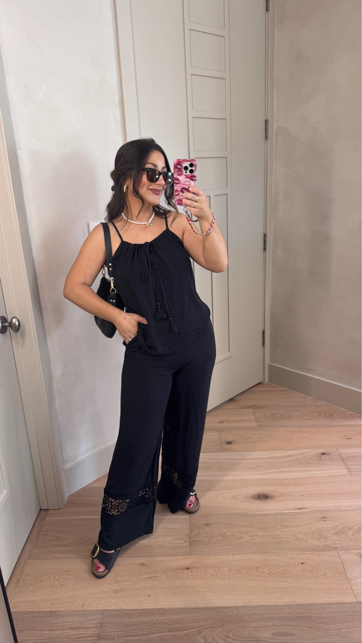 Cutest 2 piece set from Amazon! It's so comfortable!! 

The top is loose, billowy and lightweight! High waisted pants with pockets, and they're stretchy!! The detail at the bottom is so cute! 

I'm in a small 
Runs TTS 
5'0" 140lbs

#LTKootd #LTKPetite #LTKTravel