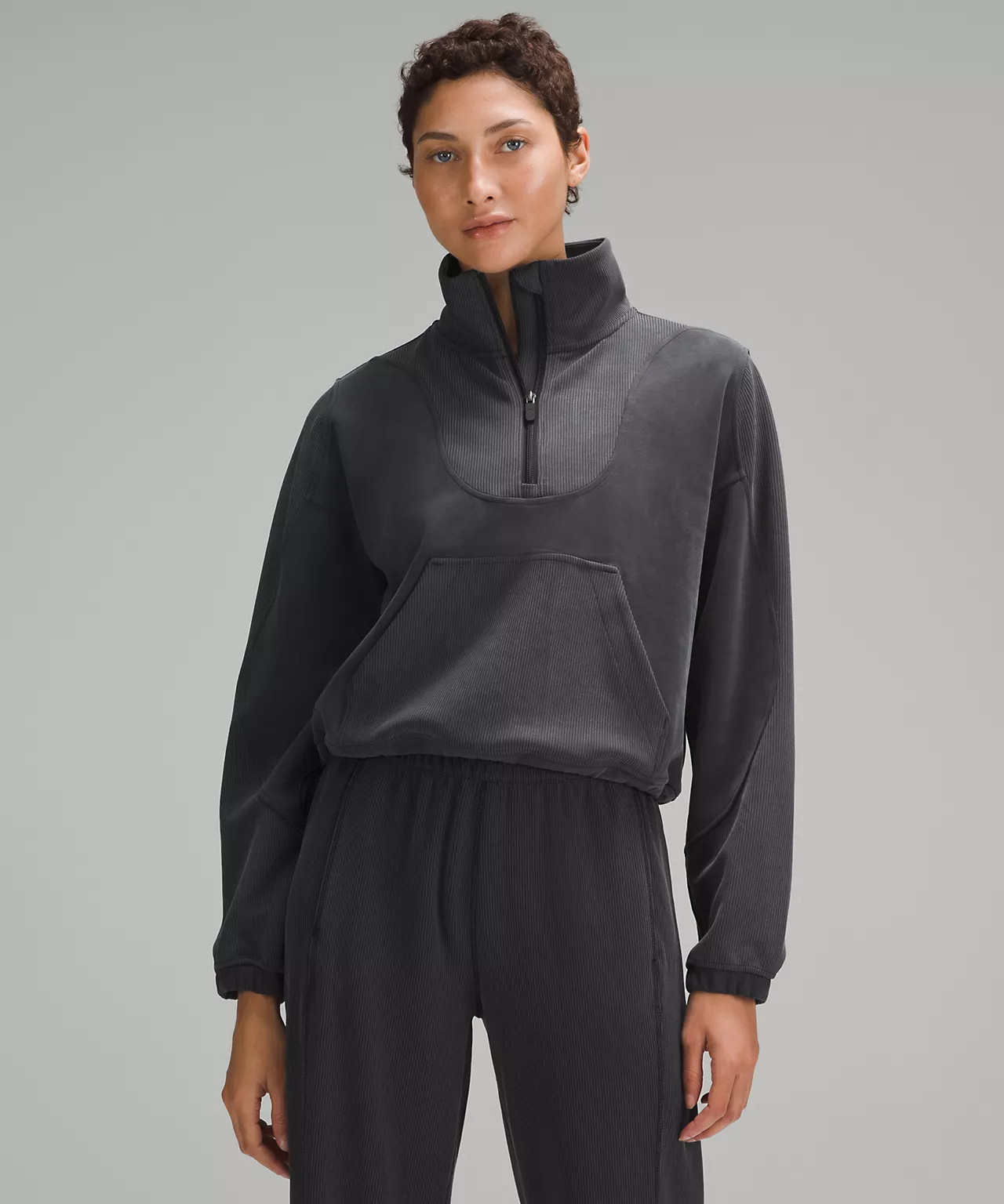 Brushed Softstreme Ribbed Half Zip | Lululemon (US)