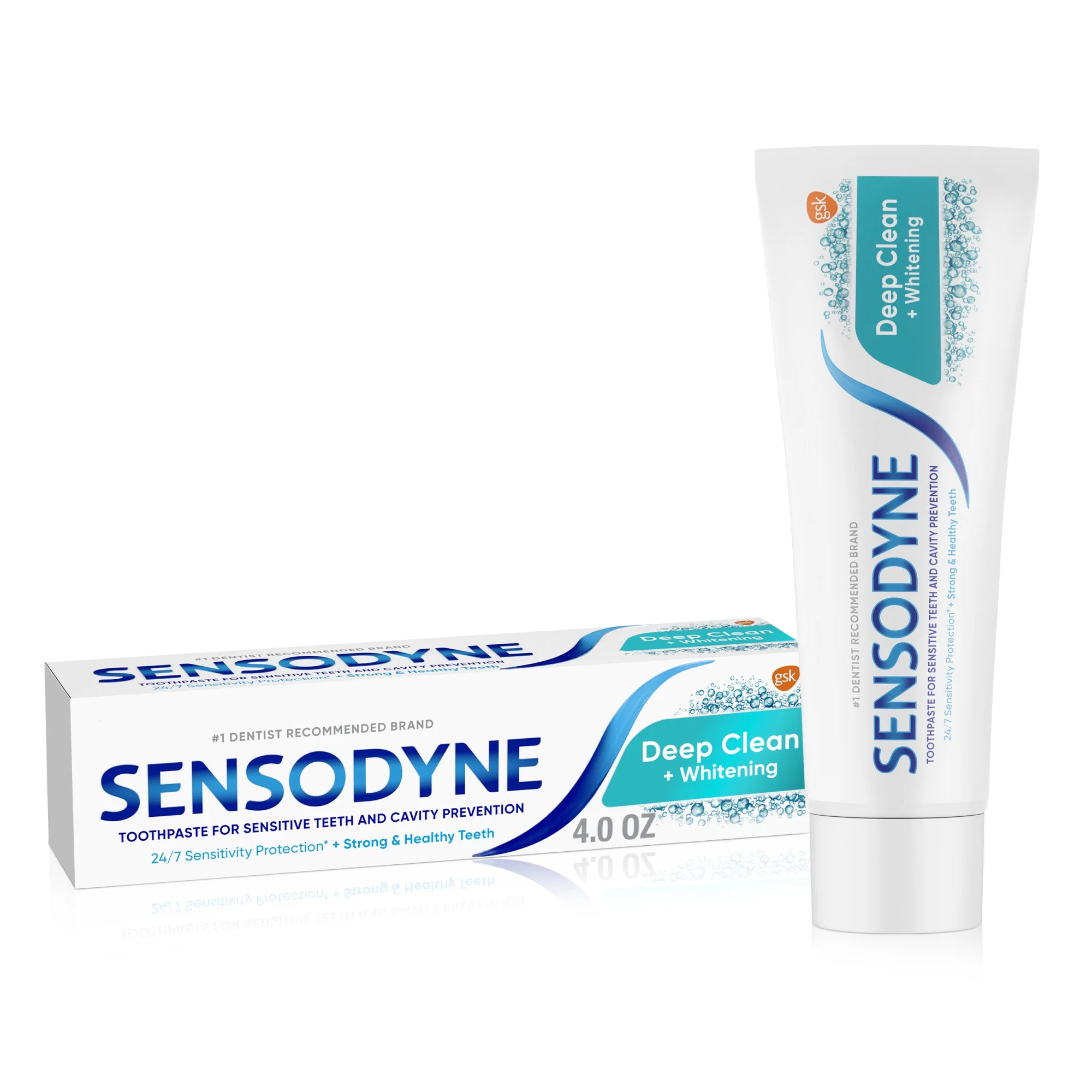 Sensodyne Deep Clean Whitening Sensitive Toothpaste, 4 oz | Walmart (US)