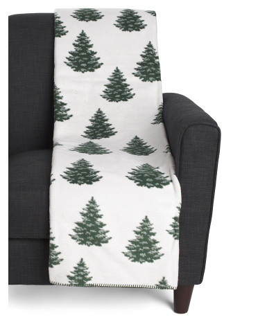 Made In Portugal Trees Throw | TJ Maxx