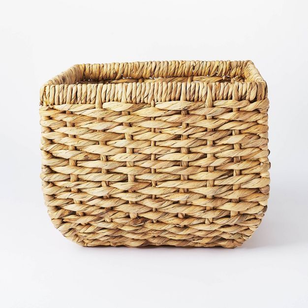 13&#34; x 11&#34; Chunky Cube Woven Basket Natural - Threshold&#8482; designed with Studio McGee | Target
