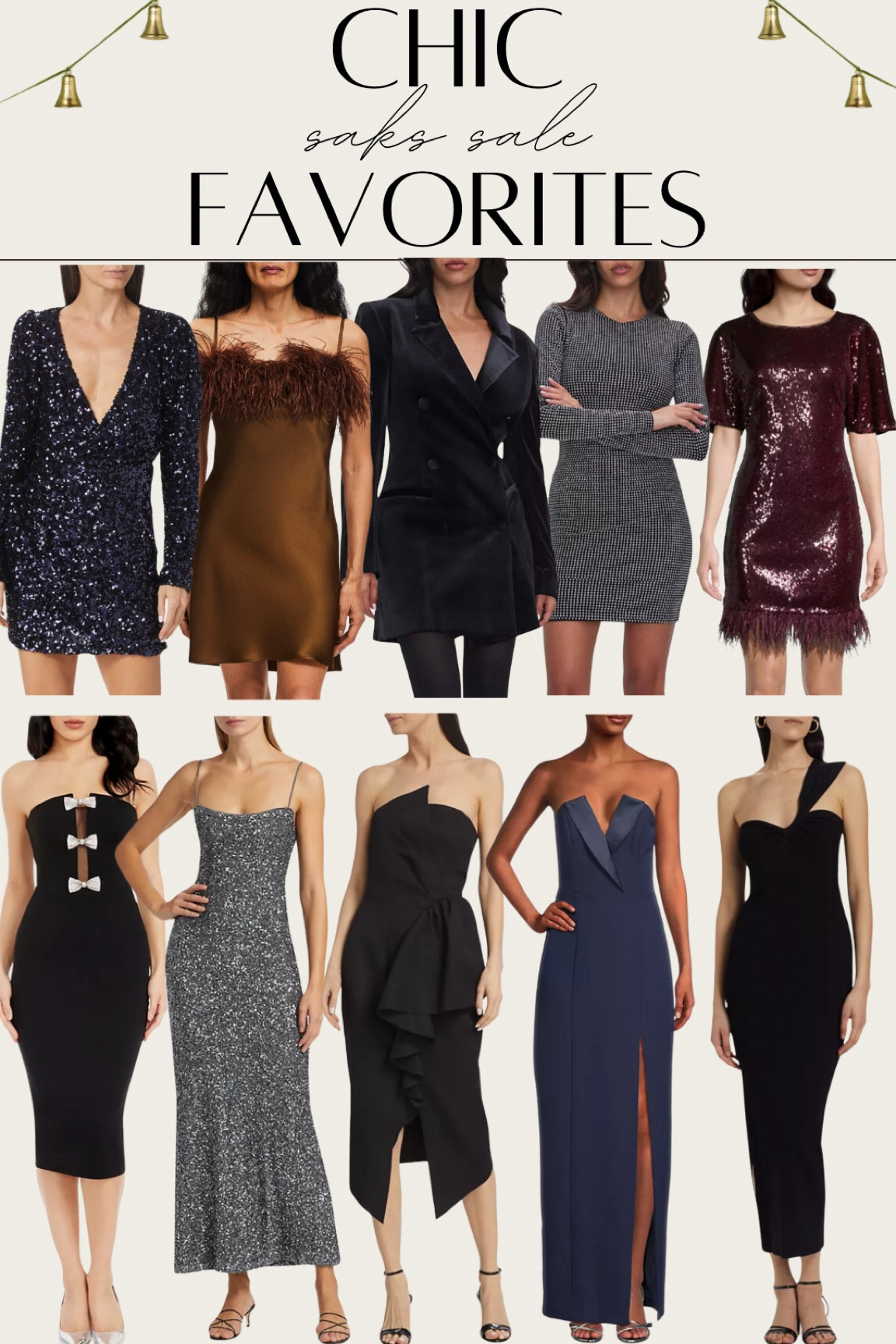 Saks holiday party dresses. $50 off of $200 on marked items with code CYBER24SF! Designers and name brands included. Lots of items on sale already too! @saks #saks #sakspartner

#LTKParties #LTKHoliday #LTKCyberWeek