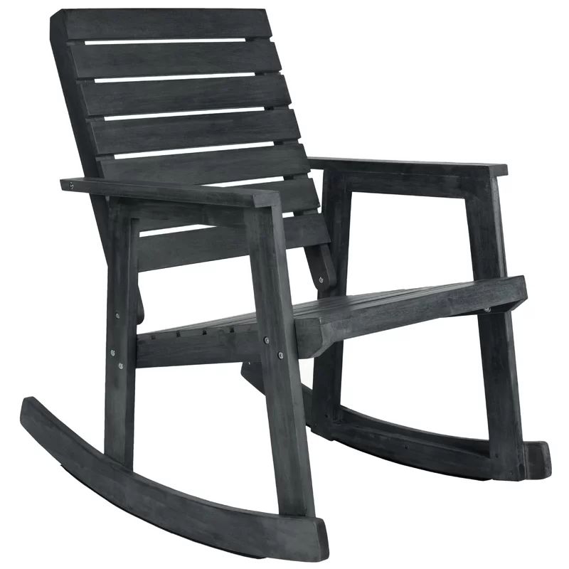 Outdoor Laci Rocking Solid Wood Chair | Wayfair North America