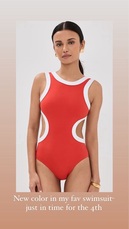 New color in my favorite swimsuit and just in time for the 4th of July 

#LTKSwim