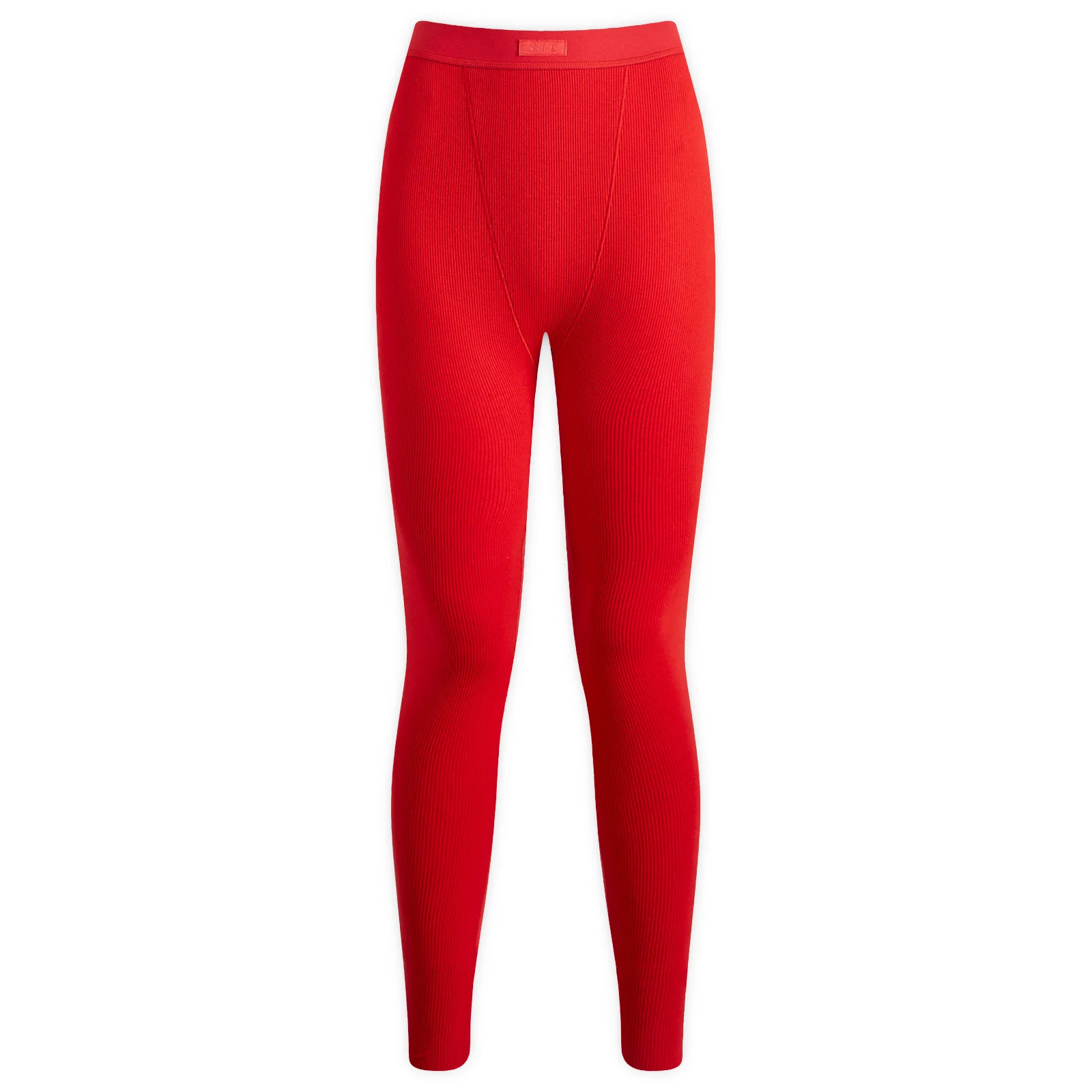 SKIMS Women's Cotton Rib Legging in Cranberry, Size Large | END. Clothing