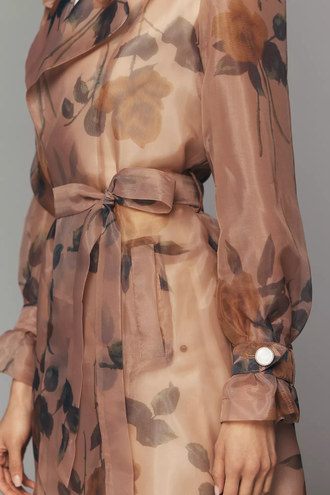 NVLT Organza Trench Coat | Anthropologie (US)