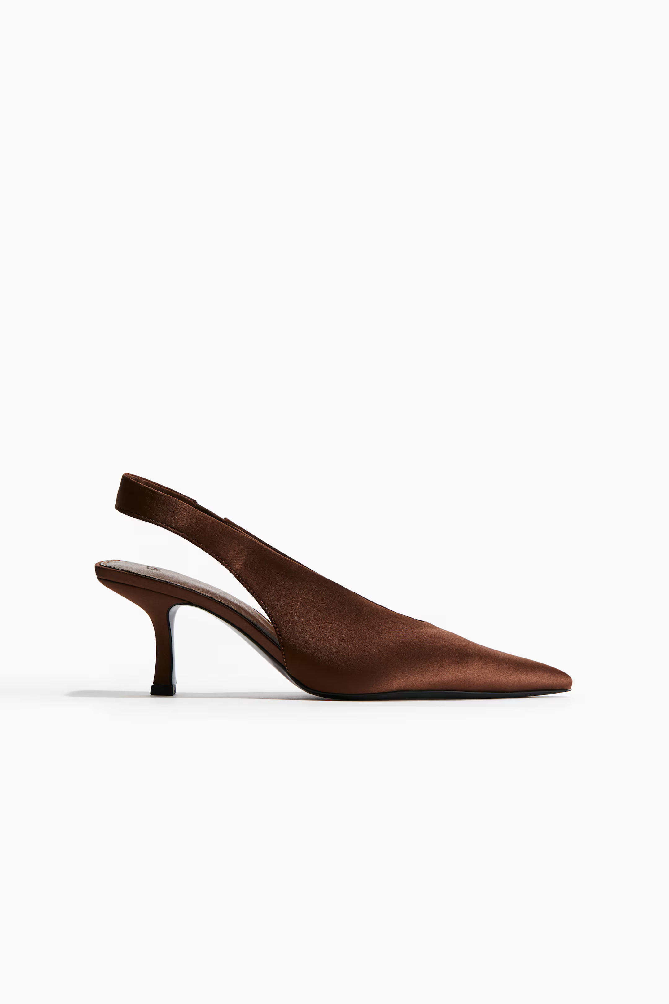 Spitze Slingpumps - Dunkelbraun - Ladies | H&M DE | H&M (DE, AT, CH, NL, FI)