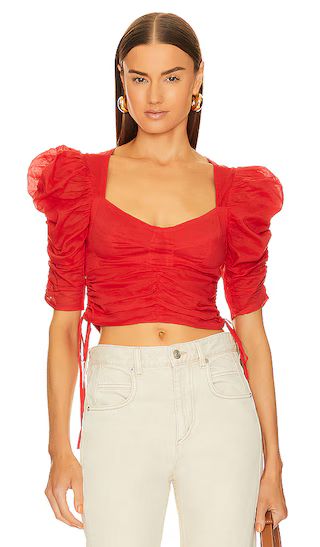 Galaor Top in Poppy Red | Revolve Clothing (Global)