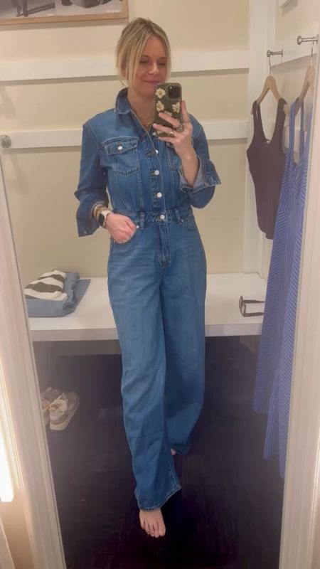 Spring outfit via this amazing jumpsuit at Madewell!

#LTKSeasonal #LTKover40 #LTKstyletip