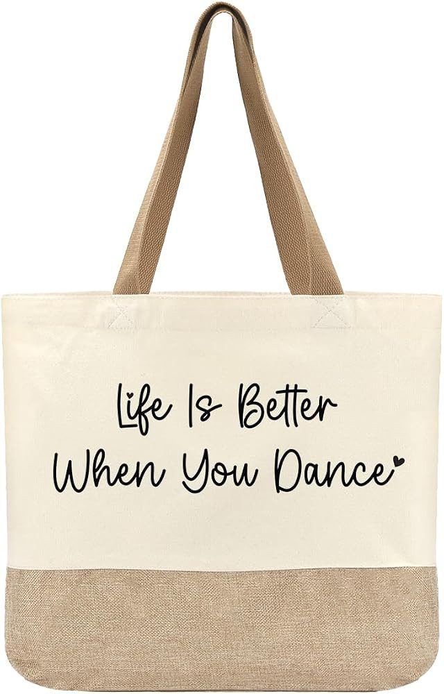 Boss Day Canvas Tote Bag - Perfect Gifts for Women Bosses, Female Leaving Travel Bag | Amazon (US)