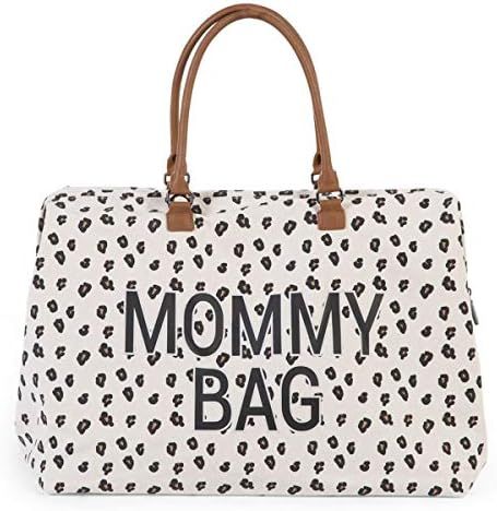 Childhome Mommy Bag in Canvas Leopard | Amazon (US)