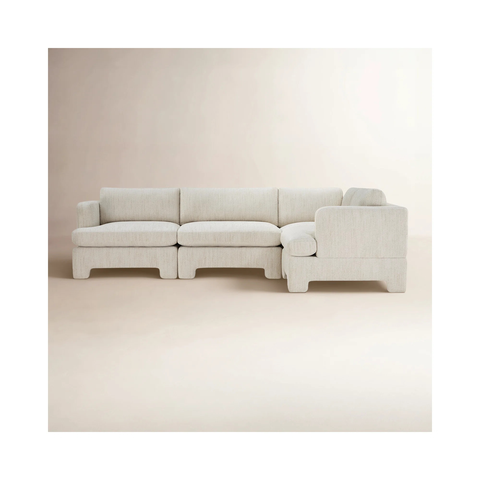 Jolie 4-Piece Upholstered Modular Sectional Sofa | Joss & Main