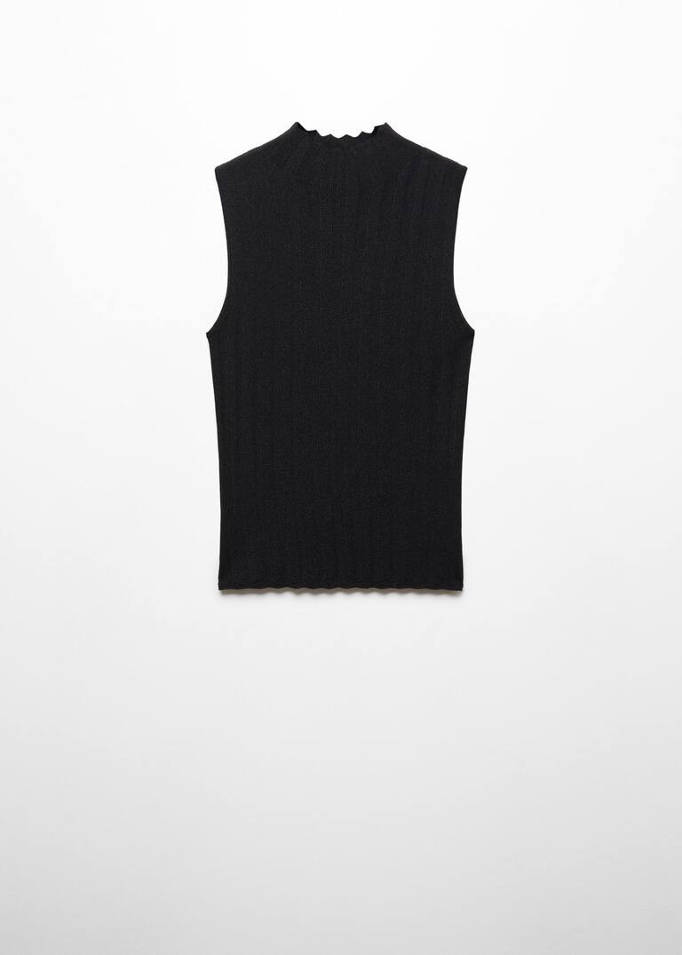 Sleeveless pleated top -  Women | Mango United Kingdom | MANGO (UK)