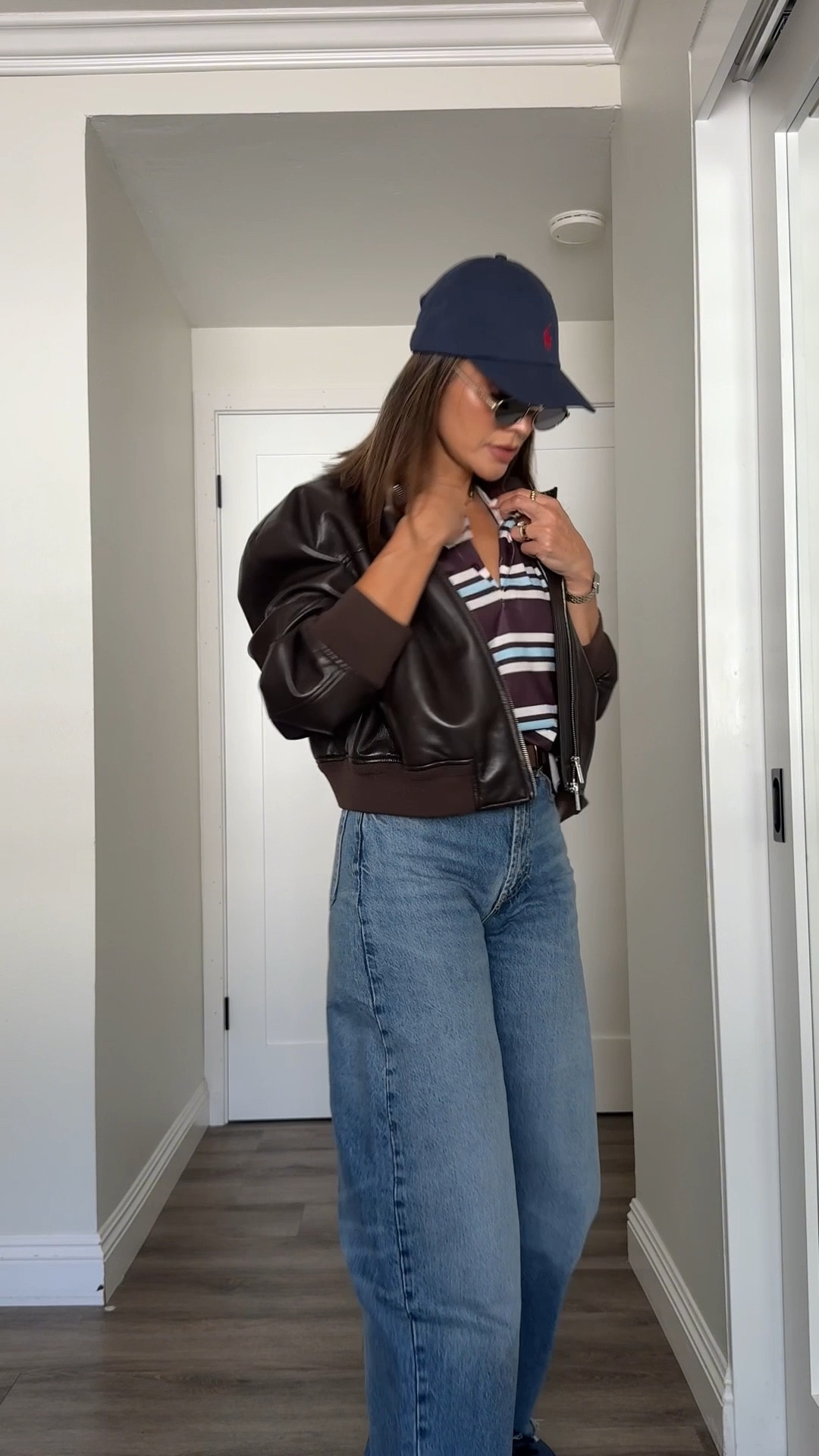 This or that :  sneakers or loafers fall edition 
I’m loving both at the moment 👏
Sizing info:

Look 1
Jacket / small 
Jeans / 2
Stripe polo/ small 
Look 2
Grey sweater / medium 
Levi’s jeans / 26
Im 5’4”/130

#LTKU #LTKSeasonal #LTKFallSale