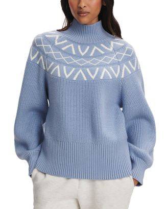 Marcie Fair Isle Yoke Mock Neck Knit Sweater | Bloomingdale's (US)