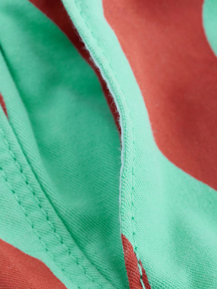 Red/Green Wavy Stripe Pull On Shorts (3mths-7yrs) | Next US