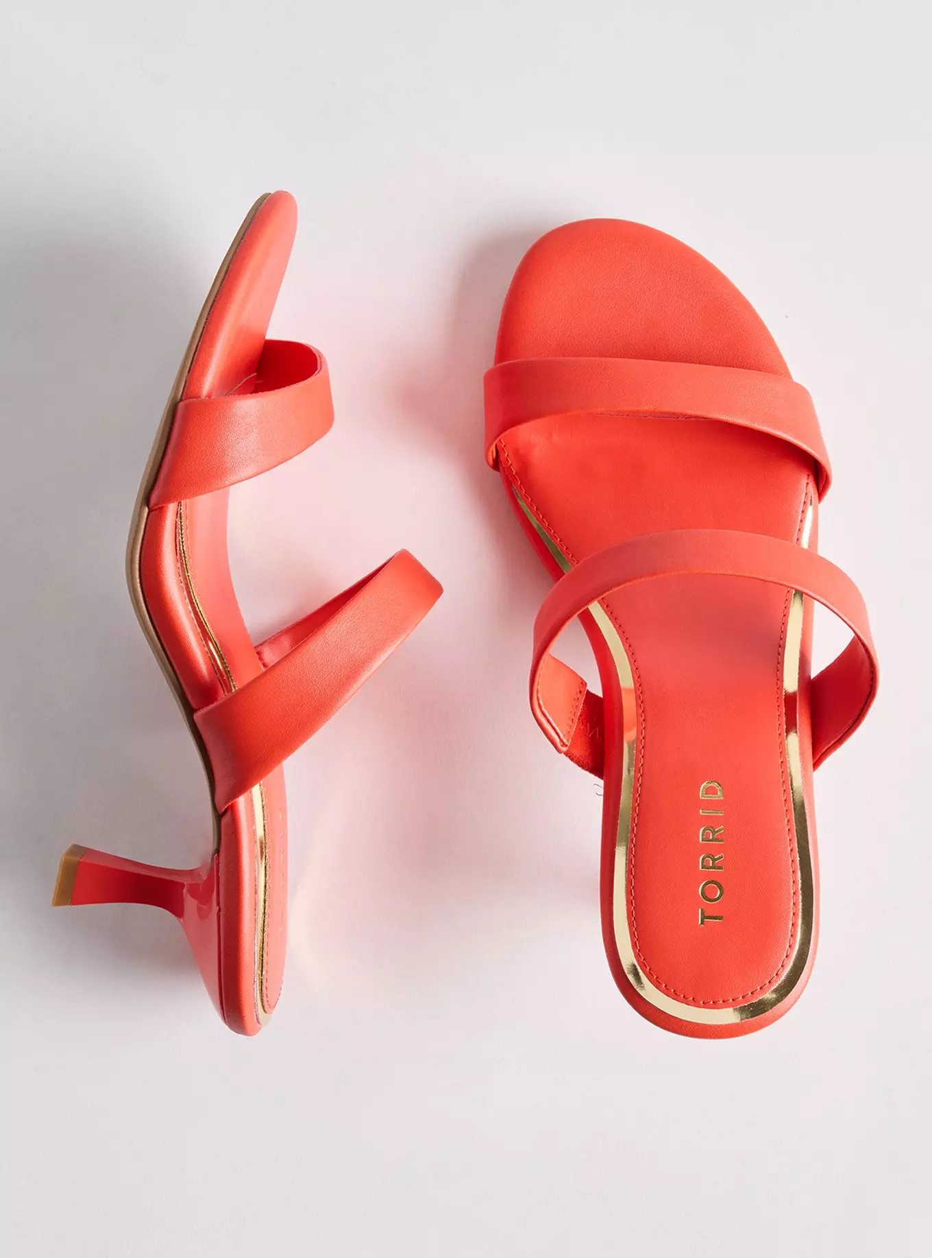 Double Strap Heeled Sandal (WW) | Torrid (US & Canada)