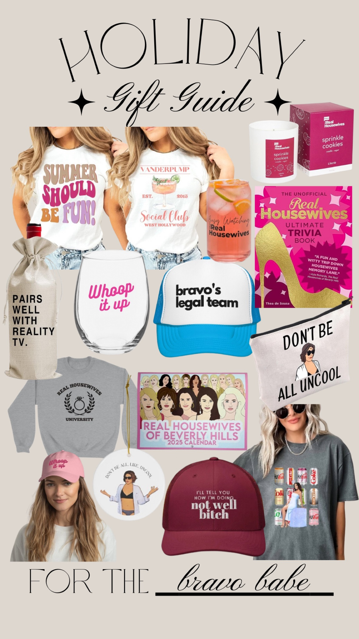 Christmas Gift Guide - for the Bravo lover! Real Housewives gifts 

#LTKStyleTip #LTKFindsUnder50 #LTKGiftGuide