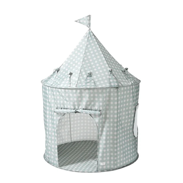 3 Sprouts Kids Play Tent Playhouse Castle with Recycled Fabric for Indoor and Outdoor Games in Gi... | Walmart (US)