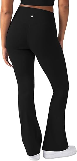 YITTY Active Women's UltraLuxe Kick Flare High Waist Legging, Athleisure, 4-Way-Stretch | Amazon (US)