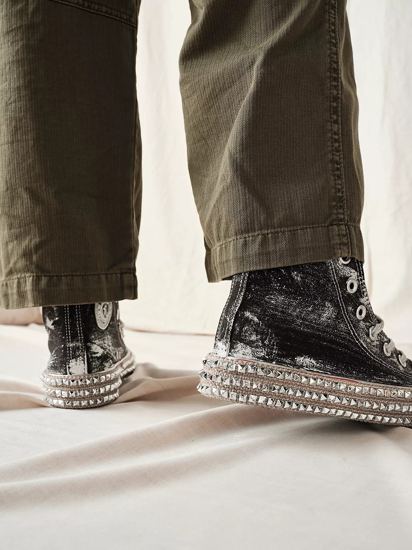 Cruise Studded Hi Top Sneakers | Free People (Global - UK&FR Excluded)