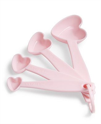 Martha Stewart Collection Heart Measuring Spoons, Created for Macy's & Reviews - Kitchen Gadgets ... | Macys (US)