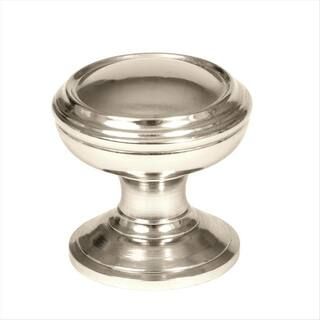 Revitalize 1-1/4 in (32 mm) Diameter Polished Nickel Round Cabinet Knob | The Home Depot