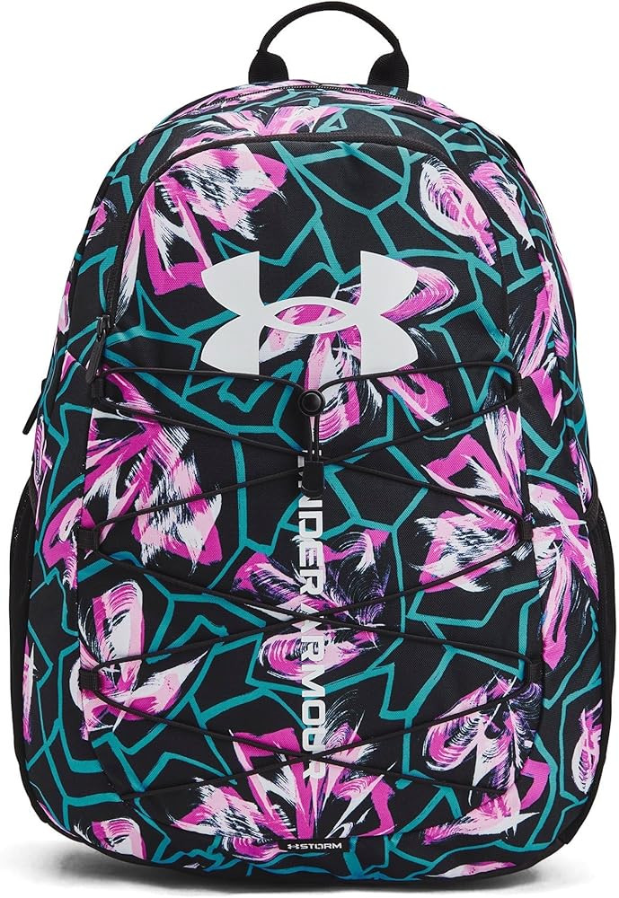 Under Armour Unisex-Adult Hustle Sport Backpack, (572) Vivid Magenta/Black/White, One Size Fits A... | Amazon (US)