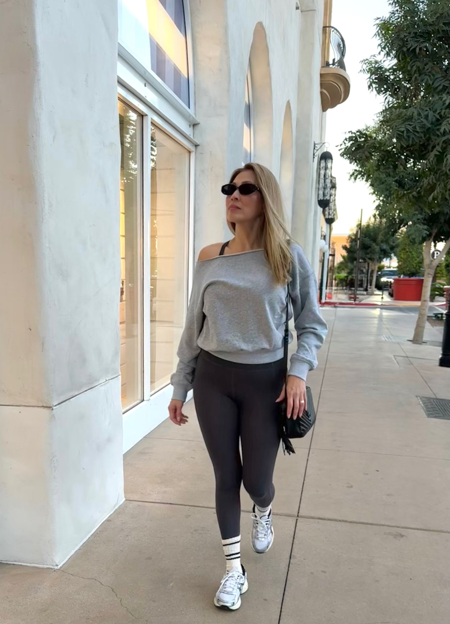 Everything in gray just at the start of fall!  If you’ve never tried the Oasis PureLuxe leggings, they are a must.  They’re my favorite kind by @fabletics because the compression is perfect plus the feel is so soft and smooth!

#LTKFindsUnder50 #LTKActive #LTKFindsUnder100
