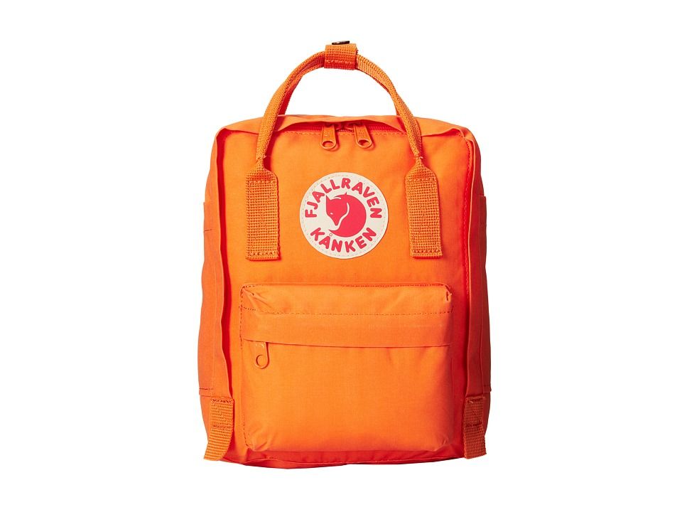 Fjallraven - Kanken Mini (Burnt Orange) Backpack Bags | Zappos
