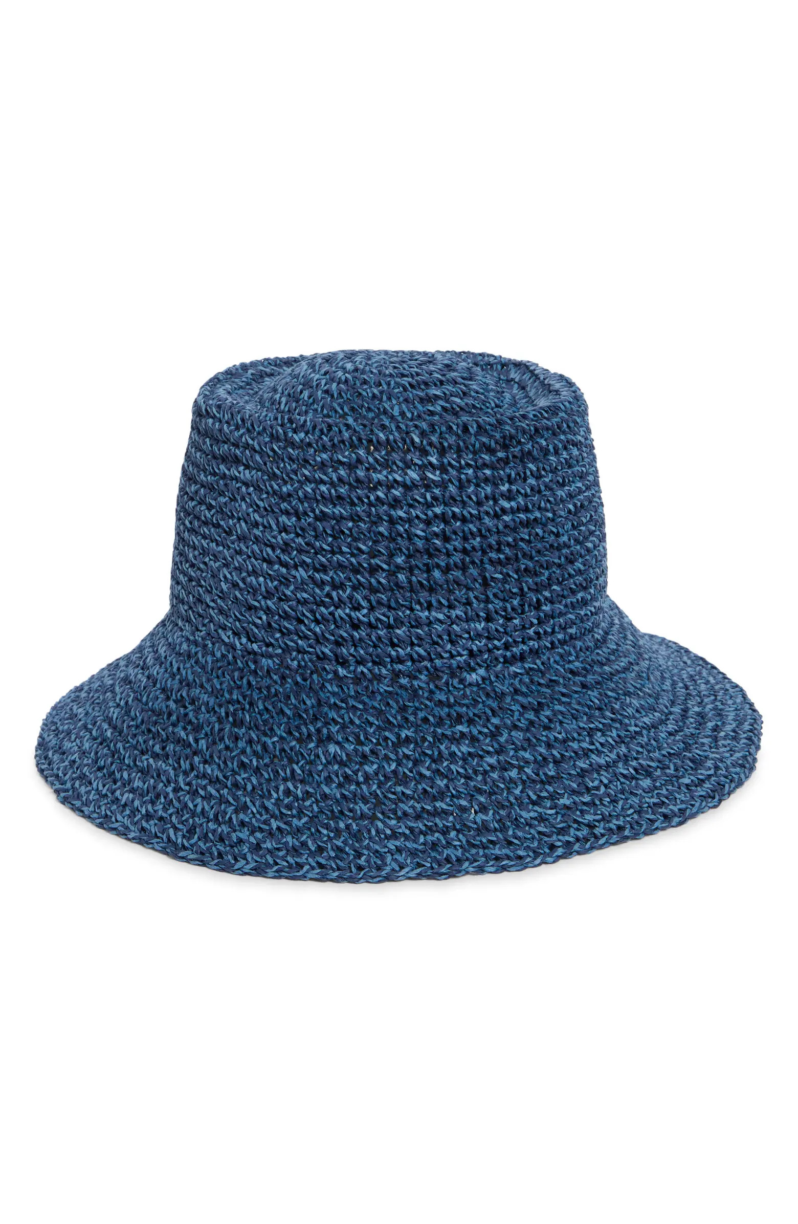 Lantern Packable Straw Bucket Hat | Nordstrom