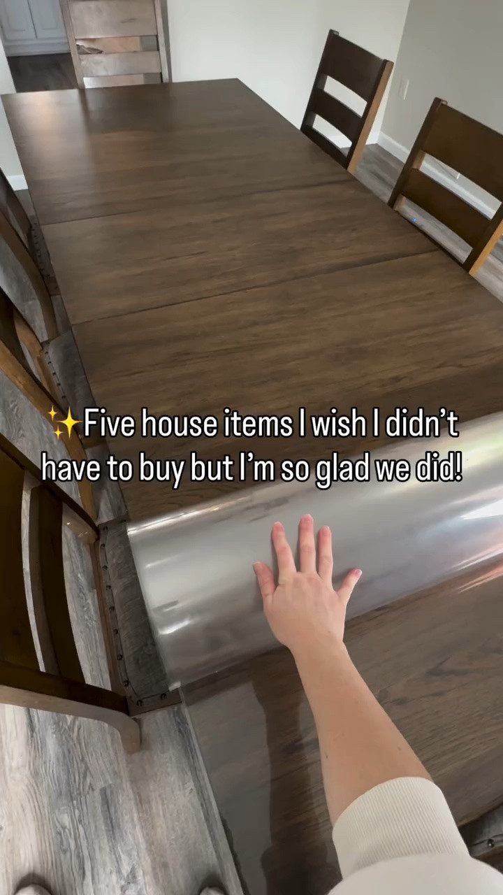 ✨Follow & comment SHOP for direct links! 

Keeping a nice house with three kids under 5 and two dogs is HARD! These 5 items I wish we didn’t need but I’m so glad we bought them. If anything, I wish we bought them sooner! 

The table cover already has marks on it but that’s OK because when the kids are older we can take it off and the table will still look brand new! 

We’ve already replaced the couch once so the second time around we learned our lesson and put couch covers on to prevent stains and tears. 

We have two baby gates that block off the playroom and they are secured to the walls and simply pull out! They save space but also help keep toys in the playroom. 

We also have two baby gates that secure to the railings of our staircase, one at the bottom & one at the top for child safety!

And last but not least, we have crib rail covers that easily tie on to cover where my daughter chewed them while she was teething. Yes, I apparently gave birth to a beaver!

#LTKBaby #LTKmomlife #LTKKids