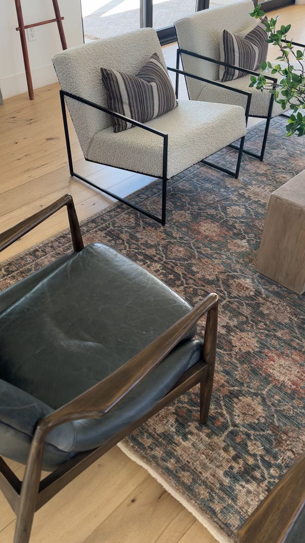 This Loloi rug in our living room might just be the MVP of the whole space.