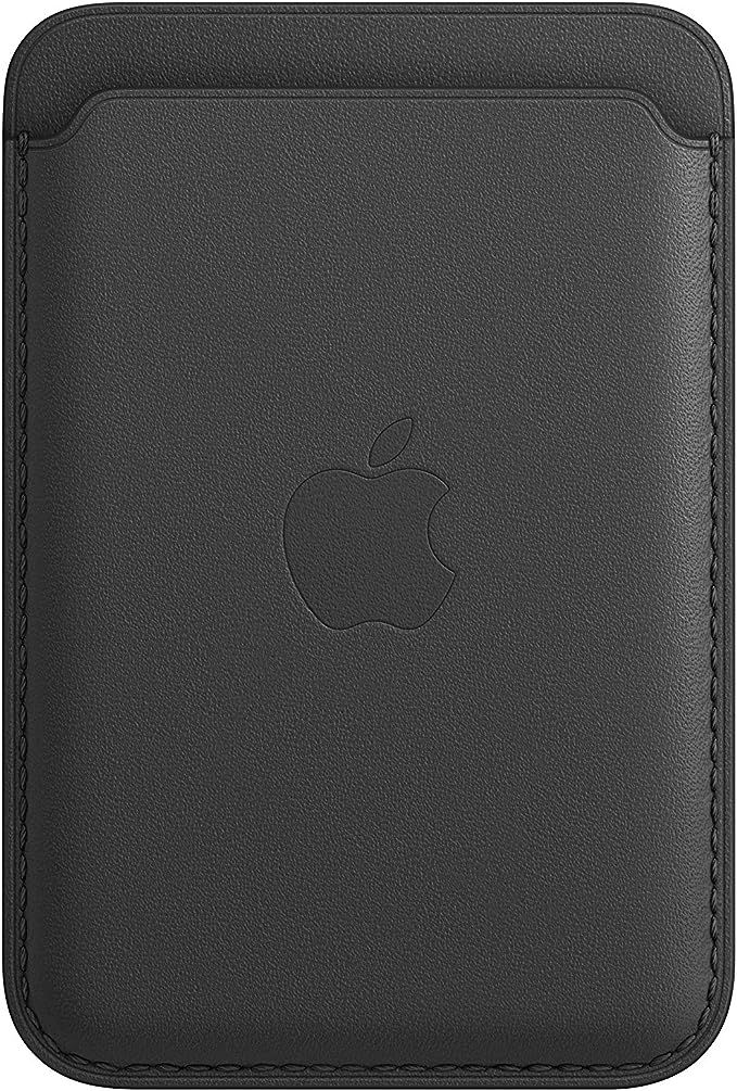 Apple Leather Wallet with MagSafe (for iPhone) - Black | Amazon (US)