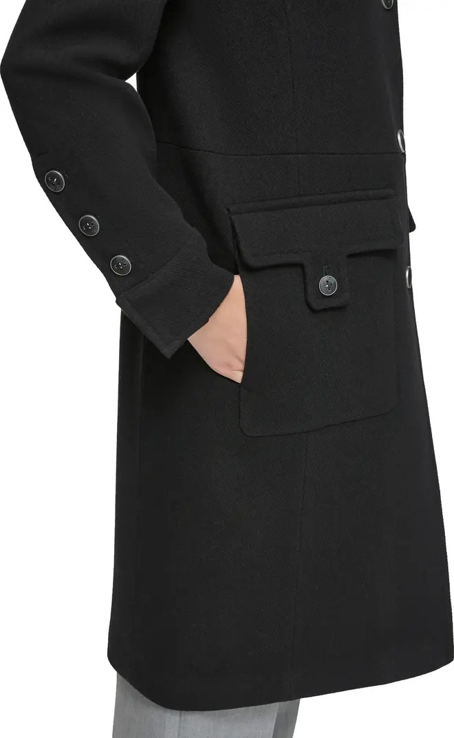 Almedia Wool Blend Twill Coat | Nordstrom