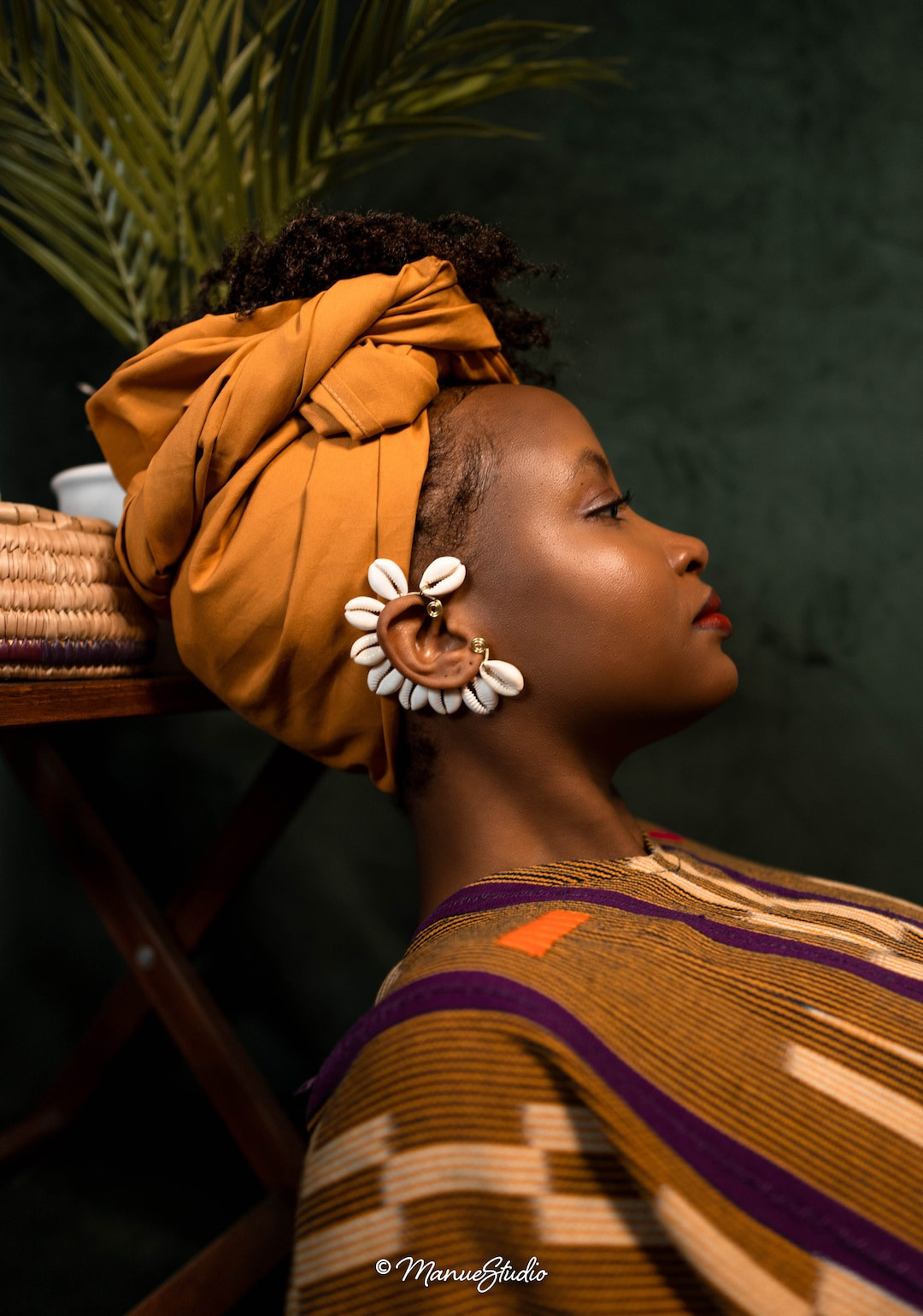 Ear Cuffs Cowrie Shell Earring African Jewelry - Etsy | Etsy (US)