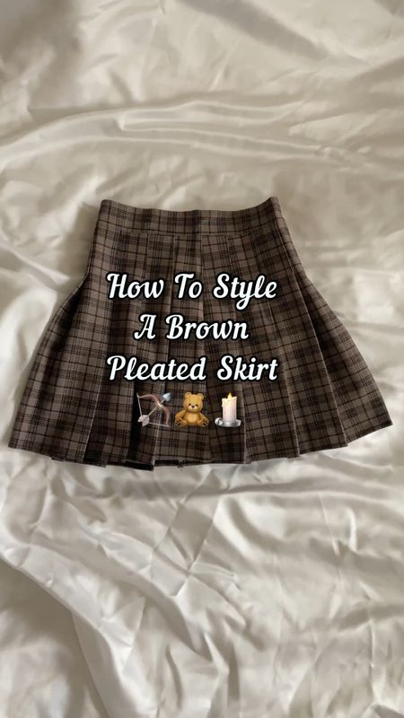 Brown pleated skirt🐻 #skirt #spring #ootd #styletips

#LTKstyletip #LTKfit #LTKeurope
