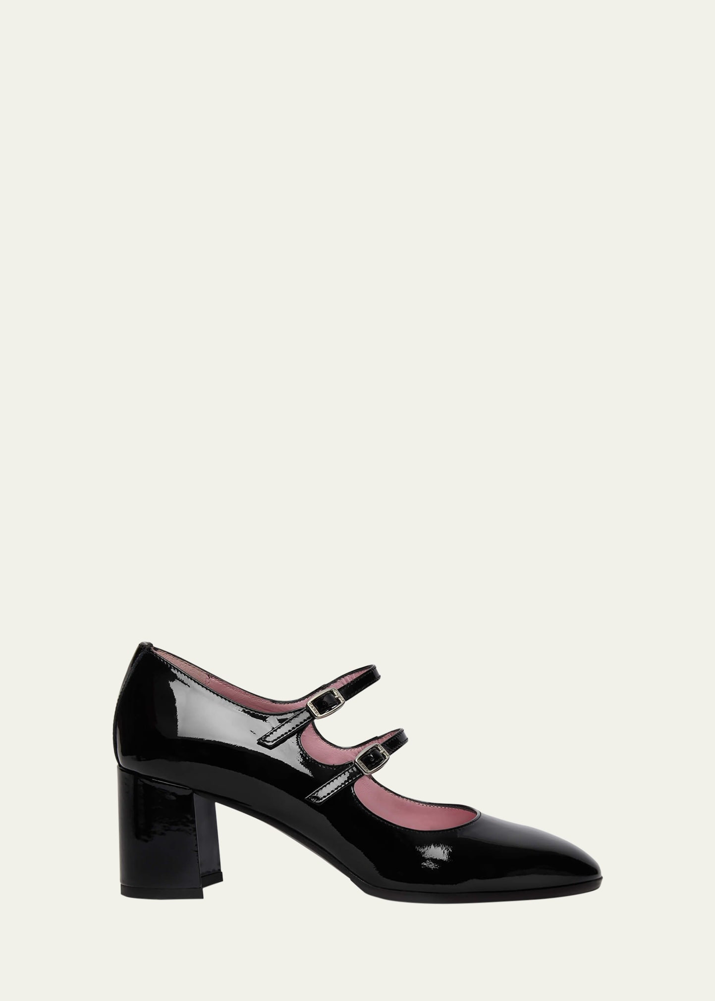 CAREL Alice Patent Mary Jane Duo Pumps | Bergdorf Goodman