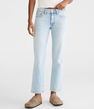 Mid-Rise Straight Ankle Jean | Aeropostale