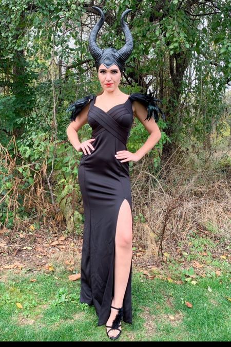 Halloween costume, maleficent costume, black dress, halloween decor 

#LTKHalloween