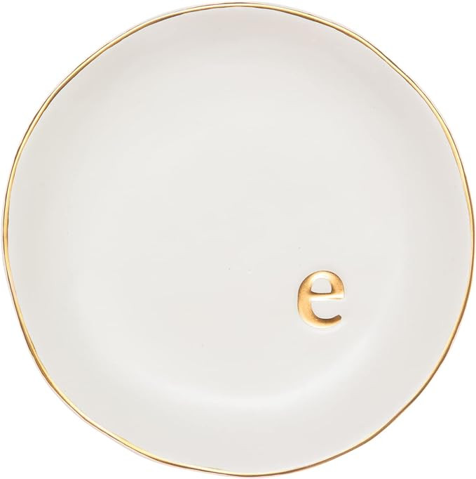 COLLECTIVE HOME - Ceramic Jewelry Tray, Decorative Trinket Dish for Rings Earrings Necklaces Brac... | Amazon (US)